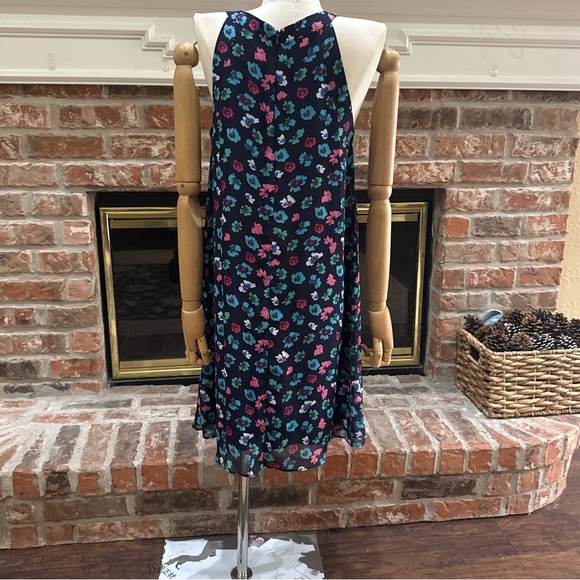 BETSEY JOHNSON Y2K Navy Multicolored Floral Slip Dress / 2 / Excellent condition - Picture 9 of 13